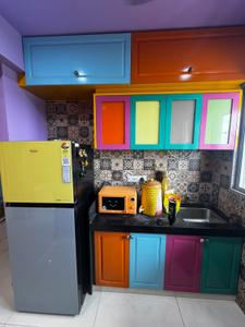 Kitchen Image of 1215 Sq.ft 2 BHK Apartment / Flat for rent in Adani Aster Phase 1, Vaishno Devi Circle Ahmedabad for Rs. 55000