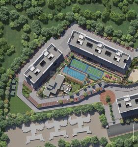 Floor Plan Image of 1127 Sq.ft 2 BHK Apartment / Flat for sale in Nyati Esteban II, Undri Pune for Rs. 7690000