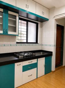 Kitchen Image of 630 Sq.ft 1 BHK Apartment / Flat for sale in Kharadi Pune for Rs. 4200000