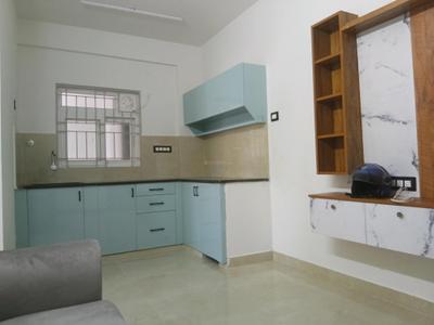 Living Room Image of 460 Sq.ft 1 BHK Apartment / Flat for rent in Whitefield Bengaluru for Rs. 21800