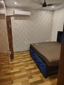 Bedroom Image of 650 Sq.ft 1 BHK Builder Floor for rent in DDA Akshardham Apartments, Sector 19 Dwarka New Delhi for Rs. 23000
