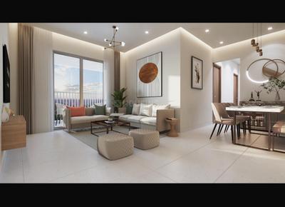 Living Room Image of 840 Sq.ft 2 BHK Apartment / Flat for sale in Kumar Parc Residences, Hadapsar Pune for Rs. 12500000