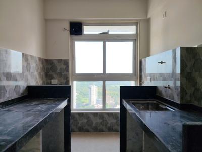 Kitchen Image of 399 Sq.ft 1 BHK Apartment / Flat for rent in Omkar Signet, Malad East Mumbai for Rs. 45000