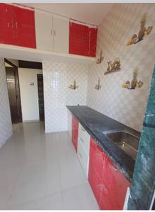 Kitchen Image of 590 Sq.ft 1 BHK Apartment / Flat for rent in Jagannath Galaxy, Badlapur East Badlapur for Rs. 7500