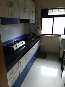 Kitchen Image of 590 Sq.ft 1 BHK Apartment / Flat for rent in Suncity Mercury Building, Powai Mumbai for Rs. 45000