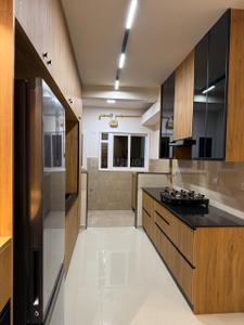 Kitchen Image of 1355 Sq.ft 2.5 BHK Apartment / Flat for rent in L And T Raintree Boulevard, Sahakara Nagar Bengaluru for Rs. 65000