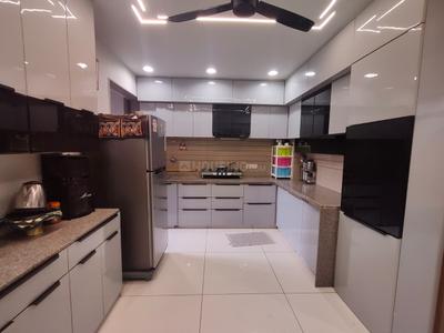 Kitchen Image of 900 Sq.ft 3 BHK Apartment / Flat for sale in Orchid Sky, Shela Ahmedabad for Rs. 9000000