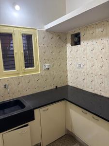Kitchen Image of 600 Sq.ft 1 BHK Builder Floor for rent in HSR Layout Bengaluru for Rs. 25000