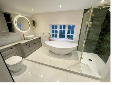 Bathroom Image of 800 Sq.ft 2 BHK Apartment / Flat for sale in Kamothe Navi Mumbai for Rs. 5420000