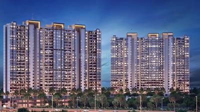 Image of 1020 Sq.ft 2 BHK Apartment / Flat for sale in Paranjape Trident Towers, Wakad, Pune for Rs. 6500000