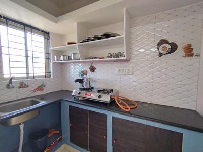 Kitchen Image of 500 Sq.ft 1 BHK Builder Floor for rent in BTM Layout Bengaluru for Rs. 20000
