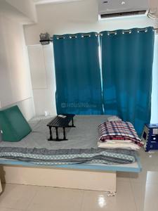Bedroom Image of 411 Sq.ft 1 RK Apartment / Flat for rent in Gera World Of Joy, Upper Kharadi Pune for Rs. 25000