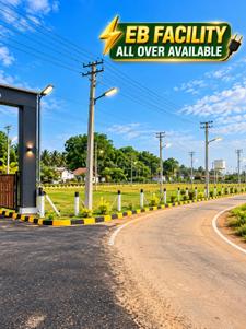 Image of 438 Sq.ft Residential Plot / Land for sale in Temple TCBC Gardens, Kalligudi, Madurai for Rs. 500000