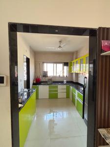 Kitchen Image of 1800 Sq.ft 3 BHK Apartment / Flat for rent in Govind Nagar Nashik for Rs. 30000
