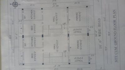 Floor Plan Image of 1300 Sq.ft 3 BHK Independent House for sale in Mangadu Chennai for Rs. 5100000