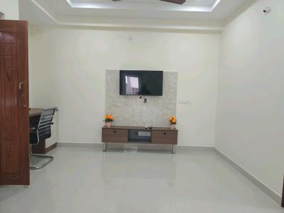 Living Room Image of 850 Sq.ft 1 BHK Apartment / Flat for rent in Gachibowli Hyderabad for Rs. 30500