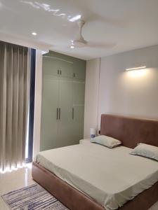 Bedroom Image of 1050 Sq.ft 1 BHK Builder Floor for rent in Ambience Caitriona, DLF Phase 3 Gurgaon for Rs. 30500