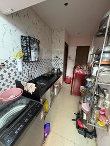 Kitchen Image of 650 Sq.ft 1 BHK Apartment / Flat for rent in Neelkanth Bliss, Kalamboli Navi Mumbai for Rs. 15000