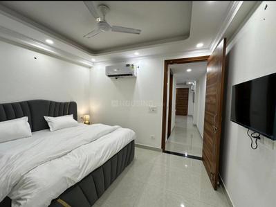 Bedroom Image of 550 Sq.ft 1 BHK Independent House for rent in Chhattarpur New Delhi for Rs. 21600