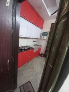 Kitchen Image of 315 Sq.ft 1 BHK Builder Floor for rent in Sector 6 Rohini New Delhi for Rs. 15000
