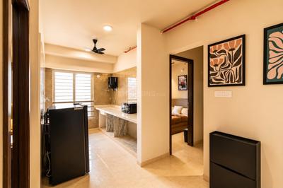 Kitchen Image of 650 Sq.ft 2 BHK Apartment / Flat for rent in Meru Codename BKC, Kurla West Mumbai for Rs. 160000