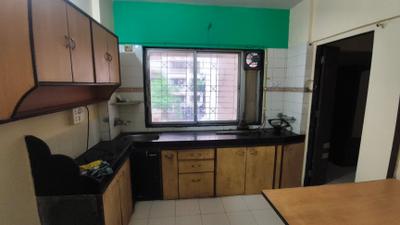 Kitchen Image of 800 Sq.ft 2 BHK Apartment / Flat for rent in Kalwa Thane for Rs. 25000