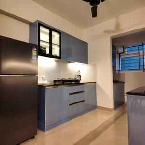 Kitchen Image of 1550 Sq.ft 3 BHK Apartment / Flat for sale in Venpalavattom Thiruvananthapuram for Rs. 17500000