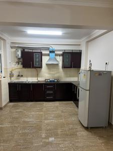 Kitchen Image of 1320 Sq.ft 2 BHK Apartment / Flat for rent in Gaurs Heights, Vaishali Ghaziabad for Rs. 34000