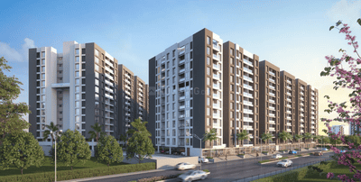 Image of 1080 Sq.ft 2 BHK Apartment / Flat for sale in Majestique Aravali, Warje, Pune for Rs. 9600000