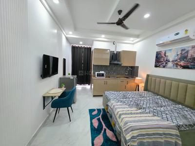 Bedroom Image of 400 Sq.ft 1 RK Builder Floor for rent in Sector 52 Gurgaon for Rs. 25000