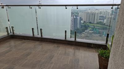 Balcony Image of 1566 Sq.ft 3 BHK Apartment / Flat for rent in Pharande Puneville Phase I, Punawale Pune for Rs. 35000