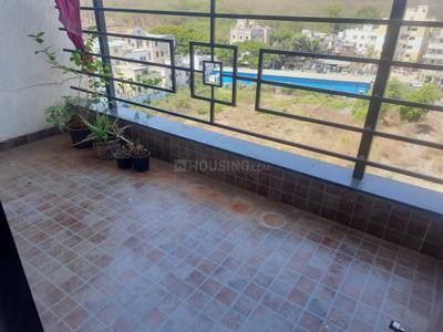 Balcony Image of 850 Sq.ft 1.5 BHK Apartment / Flat for rent in Dreams Elina, Hadapsar Pune for Rs. 19000
