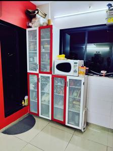 Kitchen Image of 575 Sq.ft 1 BHK Apartment / Flat for rent in Thane West Thane for Rs. 35000