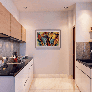 Kitchen Image of 1621 Sq.ft 3 BHK Apartment / Flat for sale in Kothrud Pune for Rs. 19600000