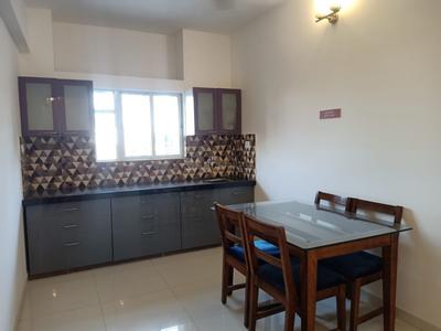 Kitchen Image of 1020 Sq.ft 2 BHK Apartment / Flat for sale in Nirman Brookefield Willows, Pisoli Pune for Rs. 4700000