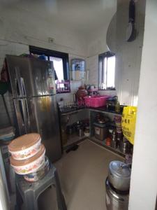 Kitchen Image of 520 Sq.ft 1 BHK Apartment / Flat for sale in Dharam Guruashish Residency, Krishna Nagar Bhavnagar for Rs. 1700000