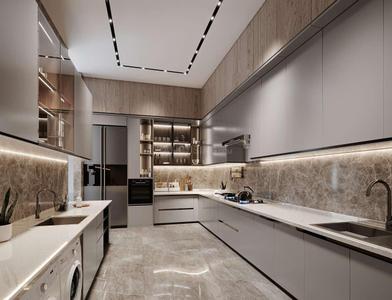 Kitchen Image of 1601 Sq.ft 3 BHK Apartment / Flat for sale in Kabra Dvayam, Worli Mumbai for Rs. 160000000