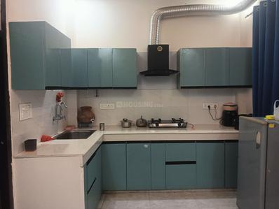 Kitchen Image of 1000 Sq.ft 2 BHK Builder Floor for rent in Jankipuram Extension Lucknow for Rs. 14500