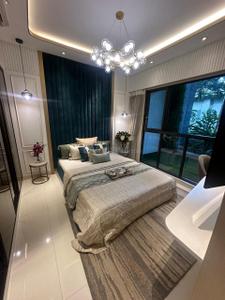 Bedroom Image of 670 Sq.ft 1 BHK Apartment / Flat for sale in Lodha Palava Premier, Dombivli East Thane for Rs. 4420000