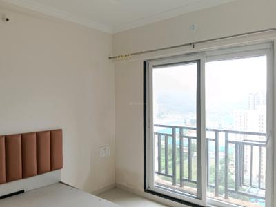 Bedroom Image of 450 Sq.ft 1 BHK Apartment / Flat for rent in Raunak Bliss, Kasarvadavali Thane for Rs. 27000