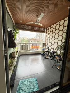 Balcony Image of 1060 Sq.ft 3 BHK Apartment / Flat for sale in Atladara Vadodara for Rs. 6300000