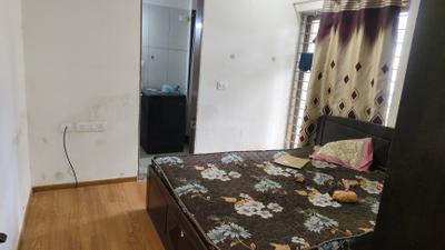 Bedroom Image of 620 Sq.ft 1 BHK Apartment / Flat for rent in Skyi Songbirds , Bhugaon Pune for Rs. 22000