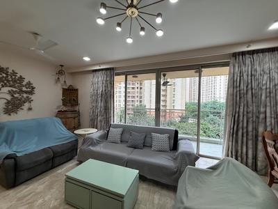 Living Room Image of 1970 Sq.ft 3 BHK Apartment / Flat for rent in Rodas Enclave Sunrays, Hiranandani Estate Thane for Rs. 130000
