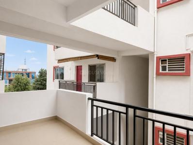 Balcony Image of 1014 Sq.ft 2 BHK Apartment / Flat for sale in Jhanavi Capetown Heights, Electronic City Bengaluru for Rs. 6500000