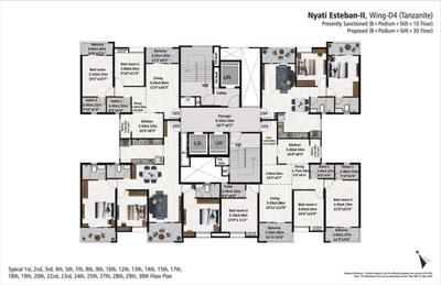 Image of 1143 Sq.ft 2 BHK Apartment / Flat for sale in Mohammed Wadi, Pune for Rs. 8200000
