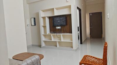 Living Room Image of 638 Sq.ft 1 BHK Apartment / Flat for rent in Kondapur Hyderabad for Rs. 22000