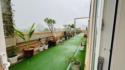 Balcony Image of 320 Sq.ft 1 RK Studio for rent in Sector 30 Gurgaon for Rs. 23000
