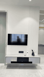 Living Room Image of 1900 Sq.ft 3 BHK Apartment / Flat for sale in Roongta Green Leaf, Vesu Surat for Rs. 12000000