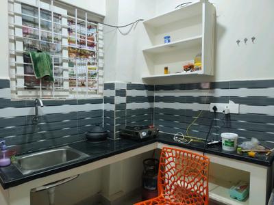 Kitchen Image of 420 Sq.ft 1 RK Apartment / Flat for rent in Kondapur Hyderabad for Rs. 16000