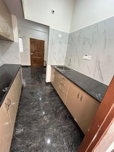 Kitchen Image of 600 Sq.ft 1 BHK Builder Floor for rent in Indira Nagar Bengaluru for Rs. 40000